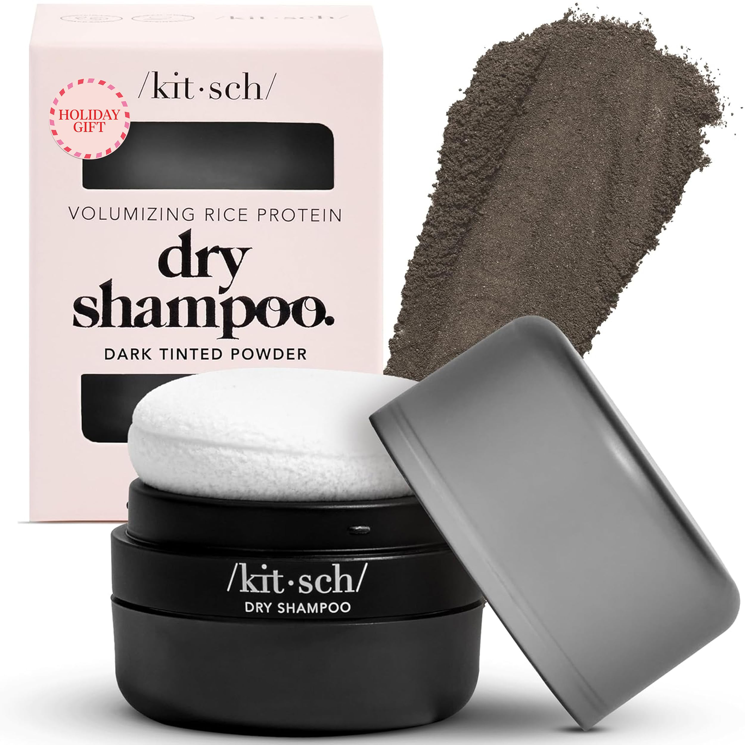 Kitsch dry shampoo powder 8g travel-size bottle for quick refresh and added volume