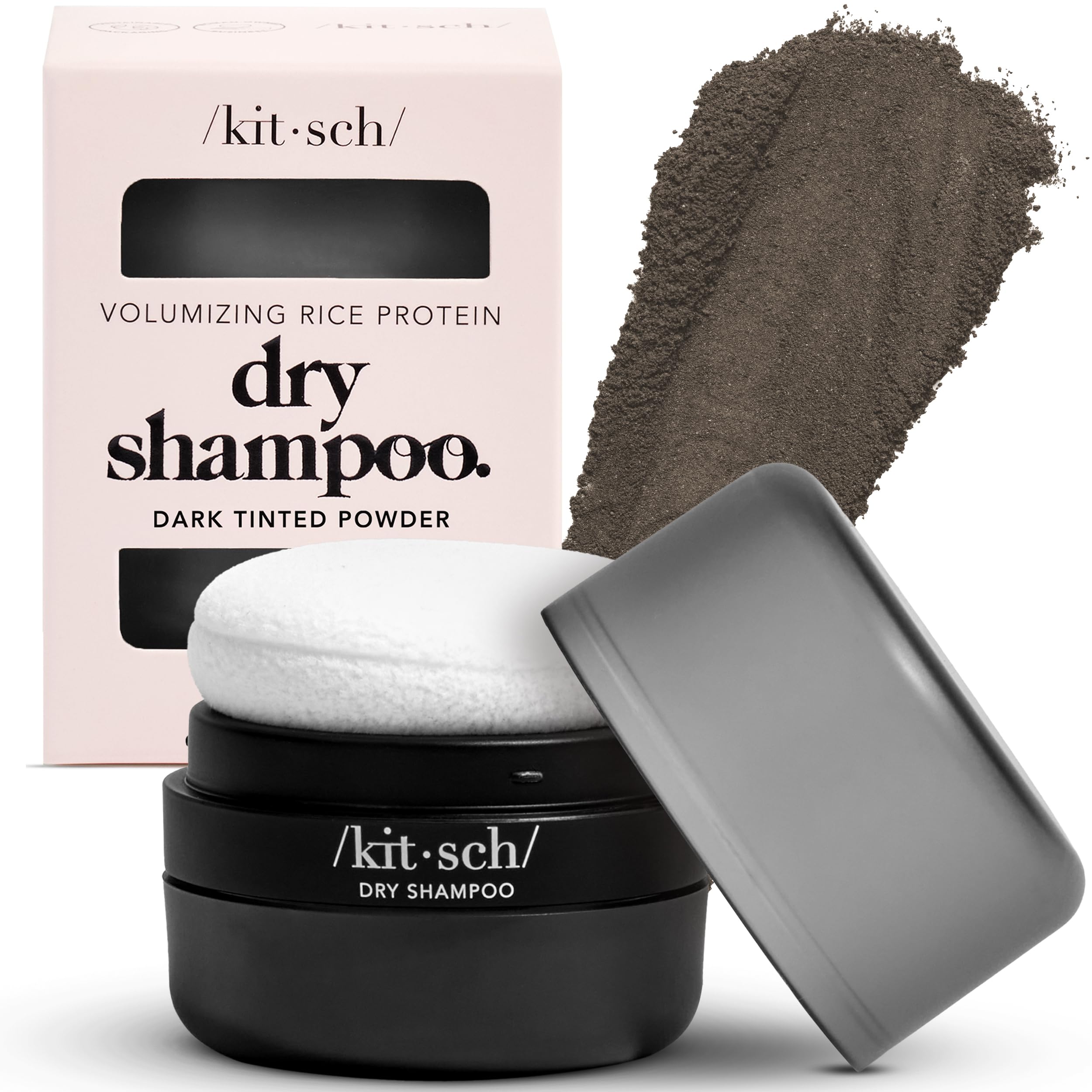 Kitsch dry shampoo powder compact 8g fits in bags and purses