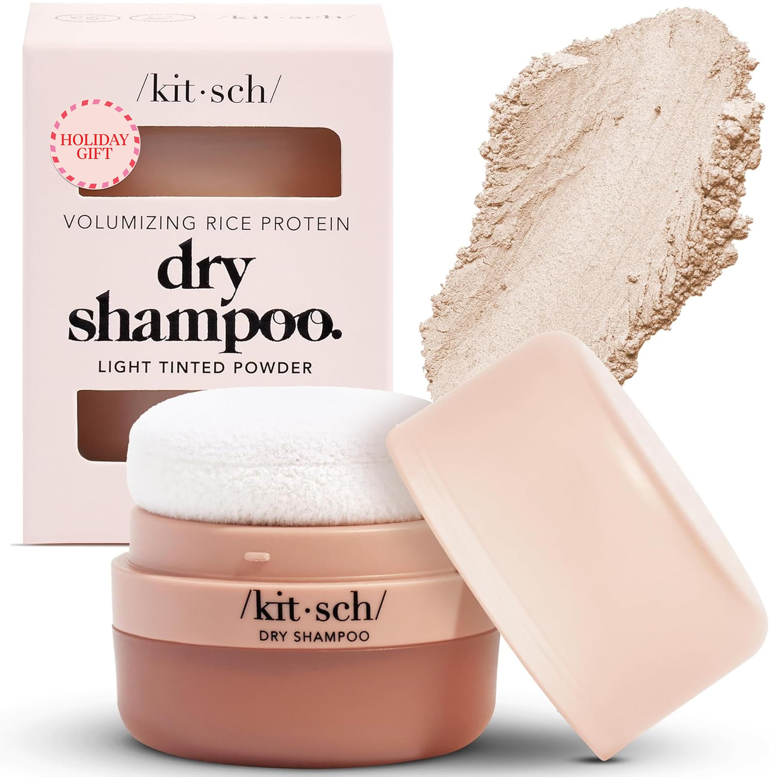 Kitsch unscented 8g dry shampoo powder for quick refresh and volume