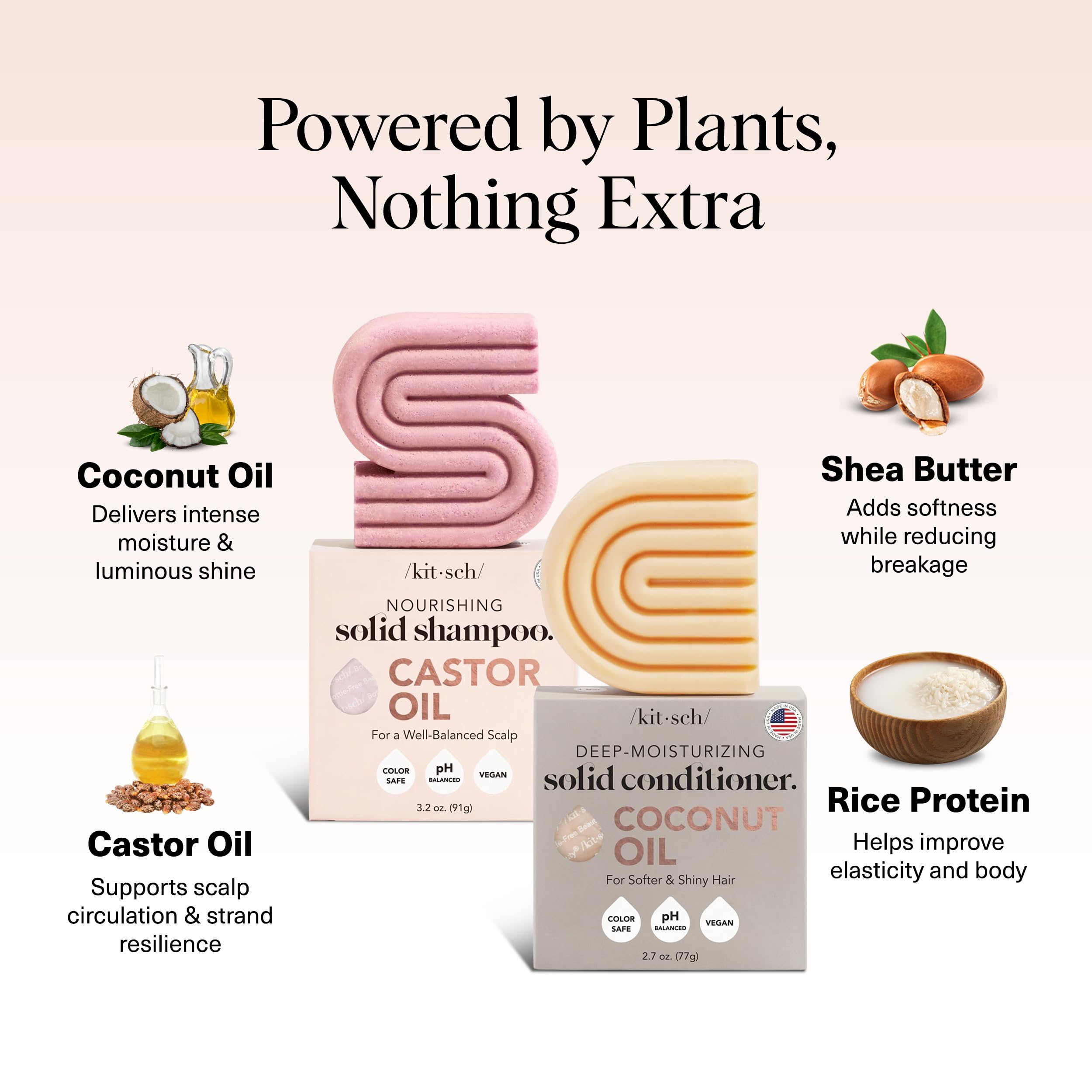 Kitsch Eco-friendly packaging highlights minimal waste design for sustainable care
