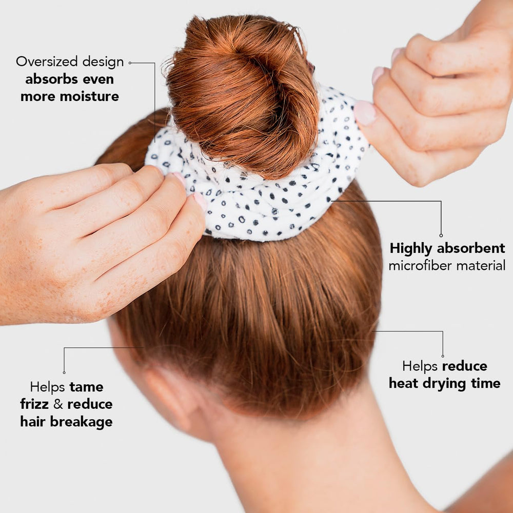 Kitsch fast-drying scrunchie highly absorbent and compact—great for travel or gym showers.