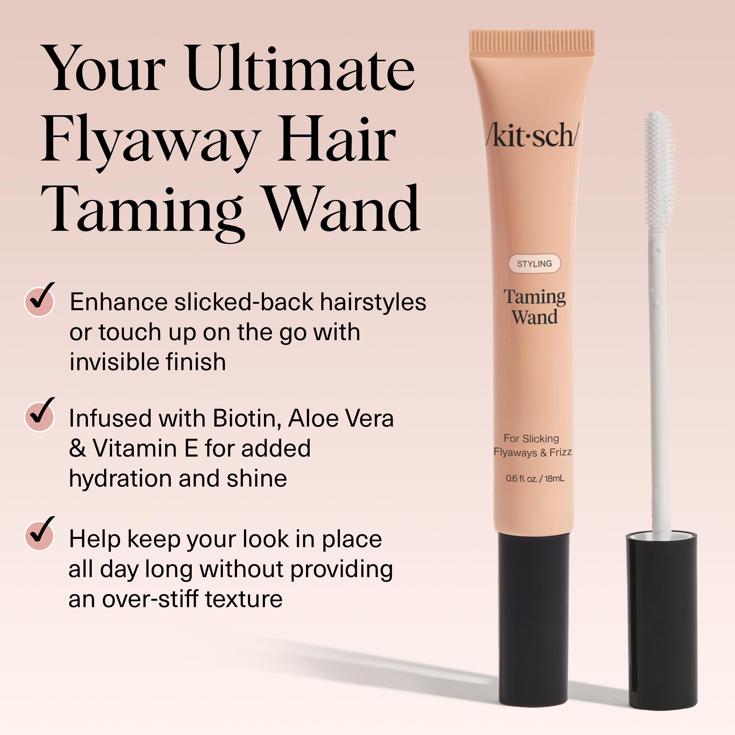 Kitsch Fly Away Stick brow tamer for defined brows.