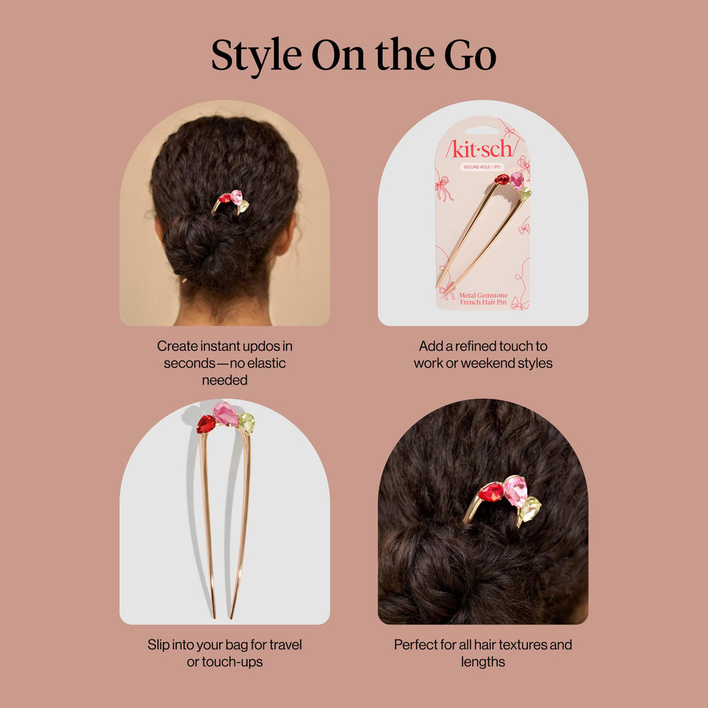 Kitsch French hair pin gift packaging suits gifting to stylish women.