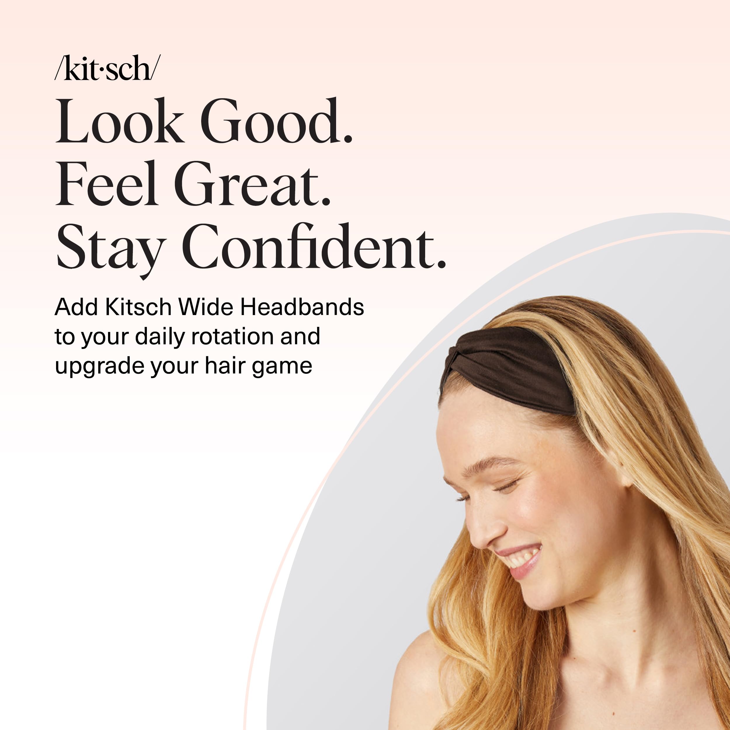 Kitsch gift-pack headbands in rosewood make a stylish active gift.