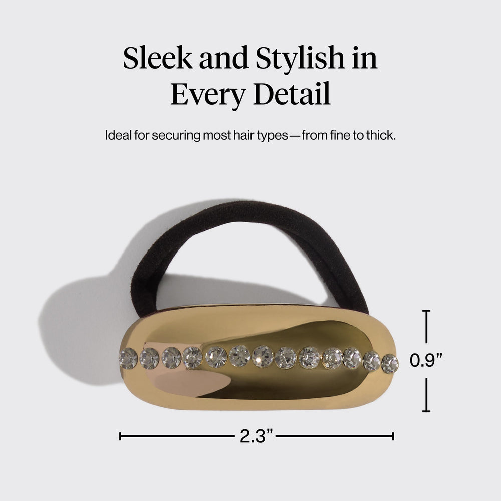 Kitsch gold hair cuff layering look adds sophisticated edge to any style.