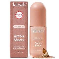 Kitsch Amber Shores bottle for on-the-go refresh with woody aquatic scent