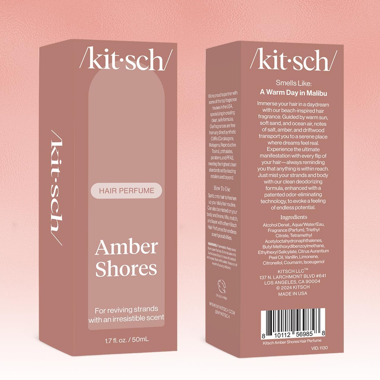 Kitsch Amber Shores travel-size sprayer offers instant refresh anywhere