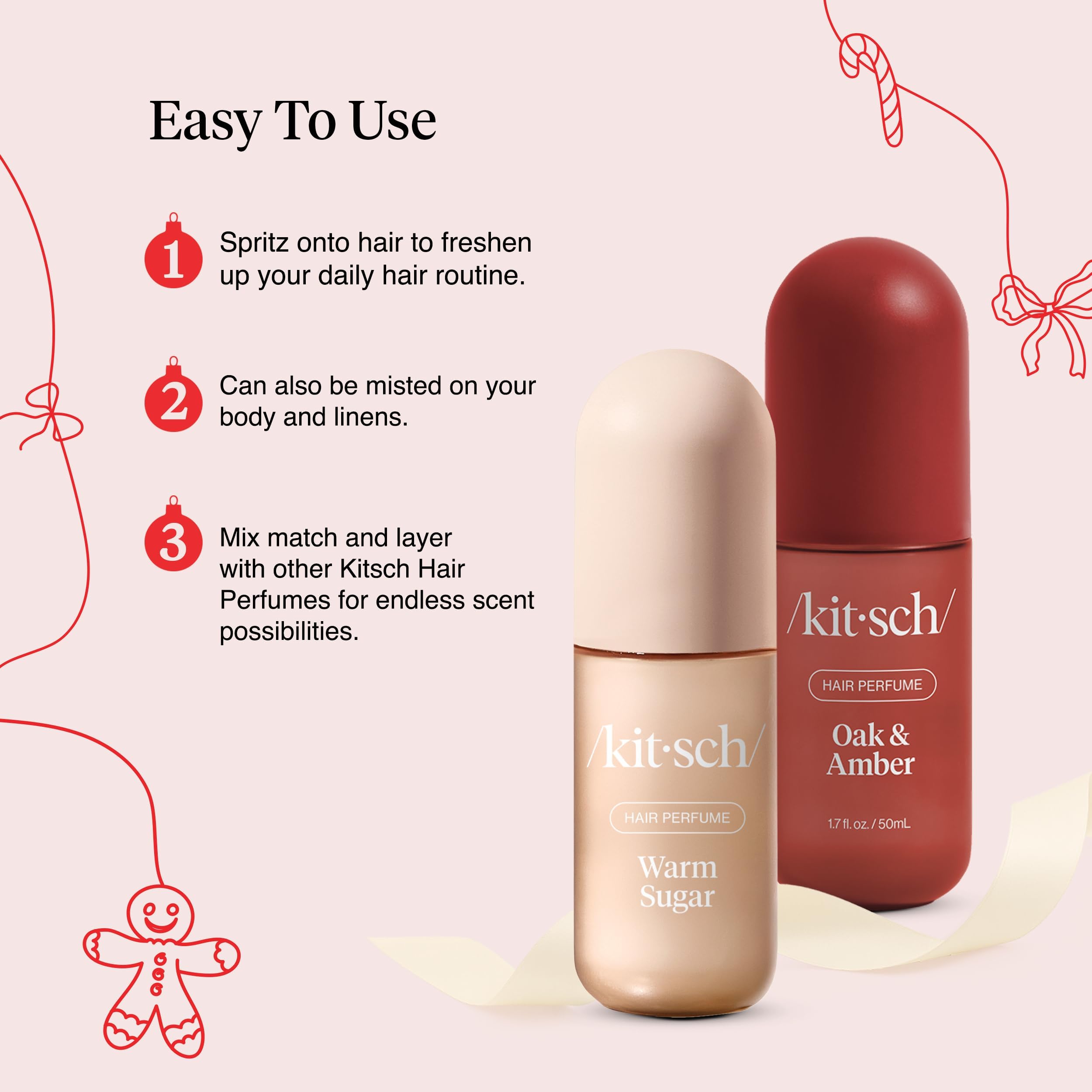 Kitsch Hair Perfume gift-ready packaging—perfect self-care gift.