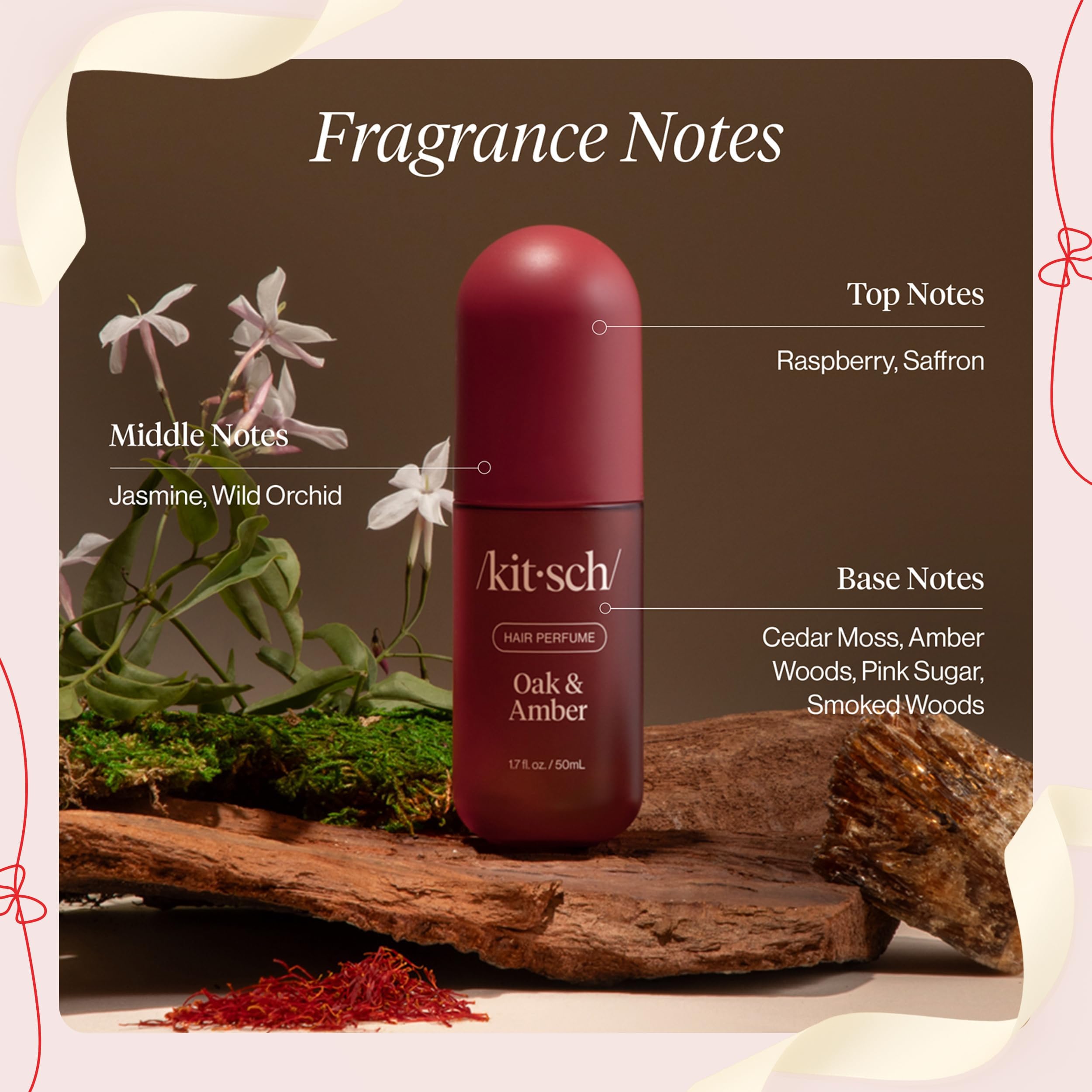Kitsch Hair Perfume mist on skin—quick fragrance boost between washes.