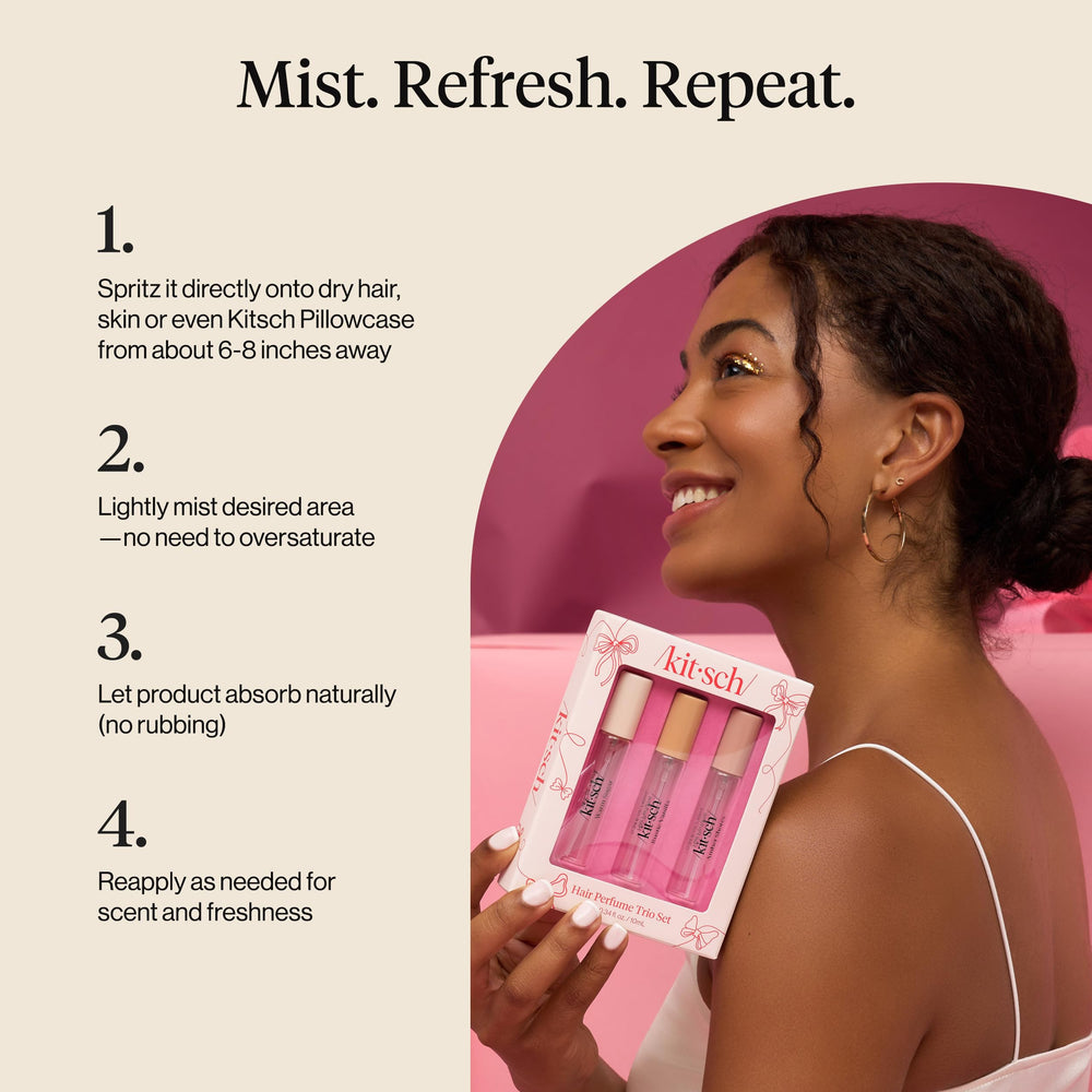 Kitsch Hair Perfume Warm Sugar spritz on hair for lightweight scent