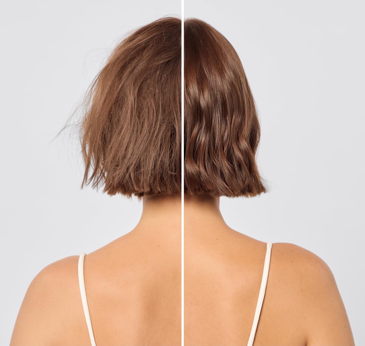 Kitsch heat protection spray being applied on hair for daily styling protection.
