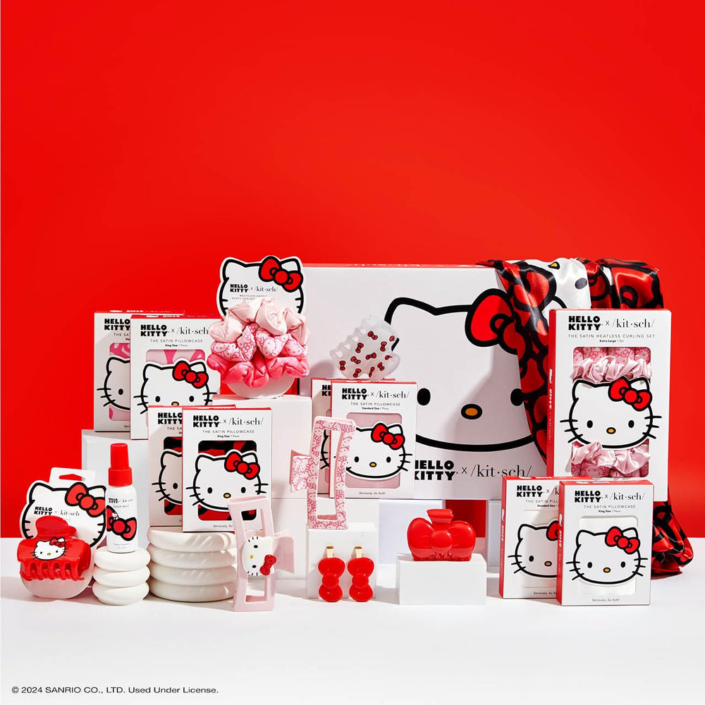 Kitsch Hello Kitty hair clip gift-ready design complements outfits and gifting ideas