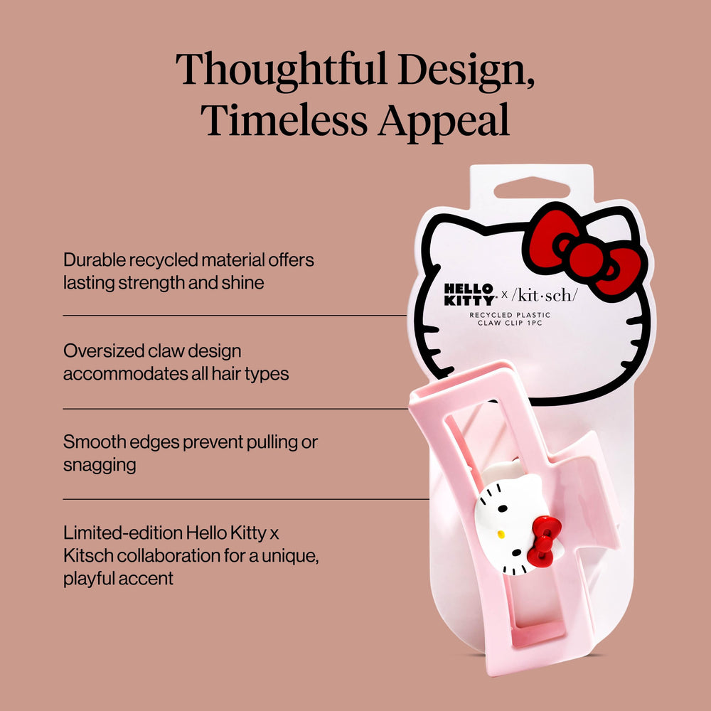 Kitsch Hello Kitty hair clip open clip reveals easy styling and great grip