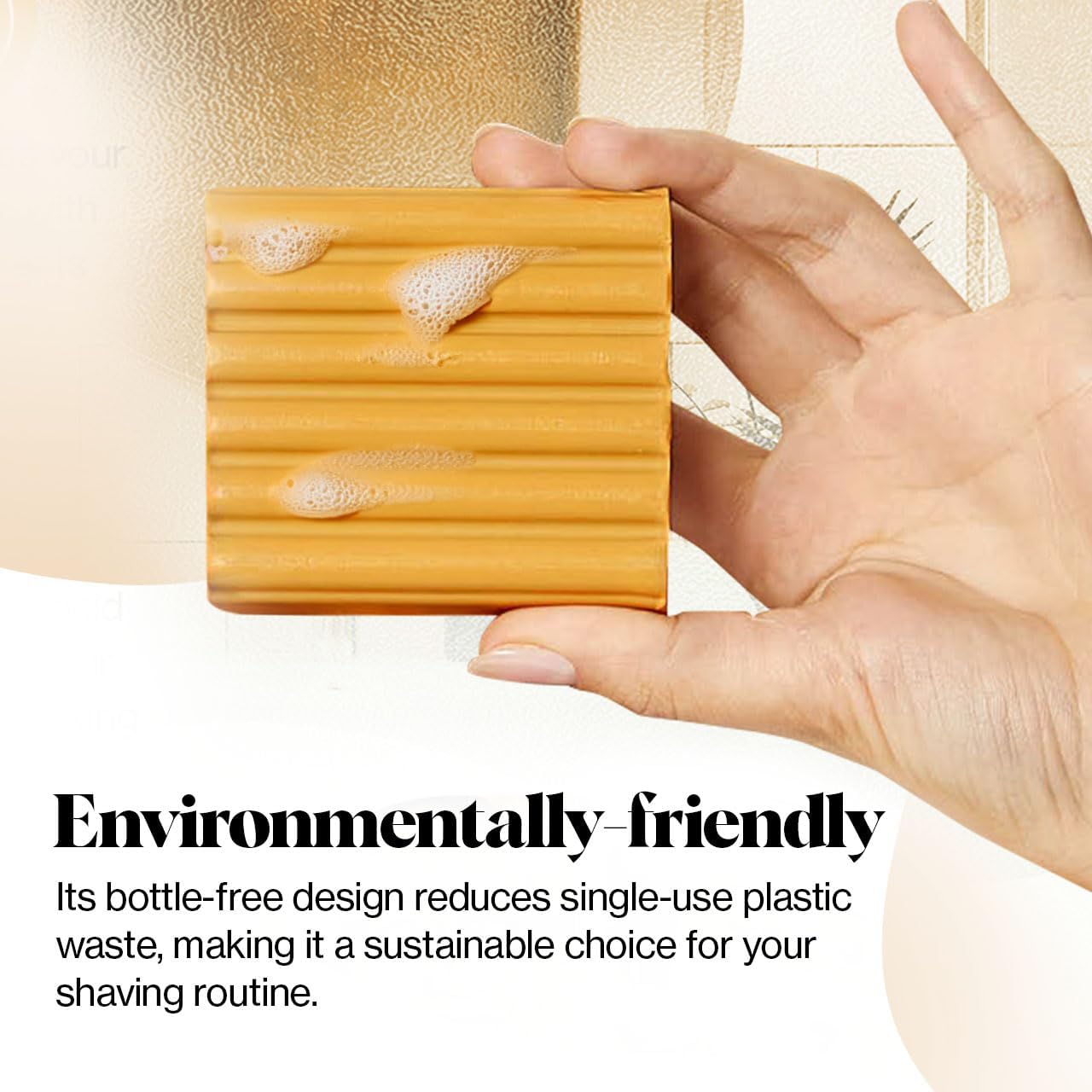 Kitsch Kojic Acid Soap turmeric-bar ingredients label emphasizes vegan, paraben-free formula for clean skincare.