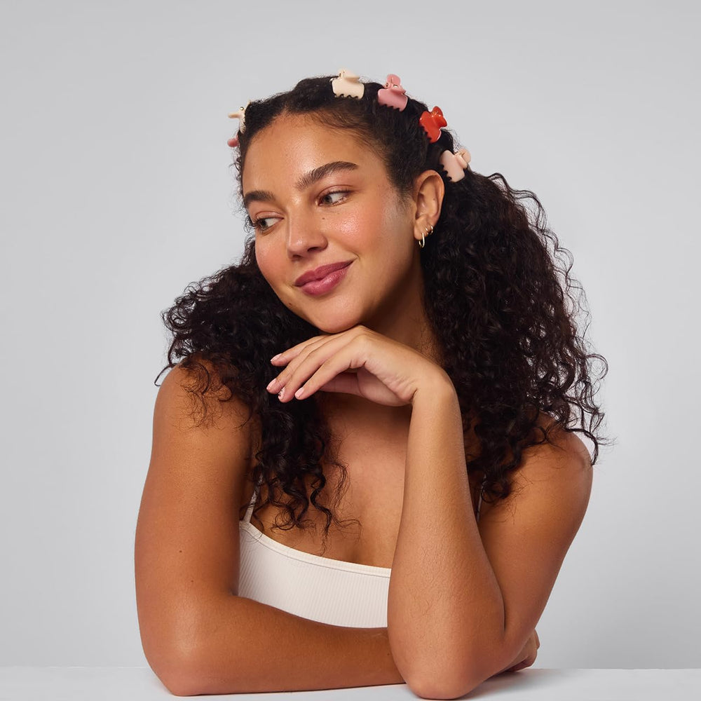 Kitsch lightweight eco-plastic clips ideal for daily wear and comfort.