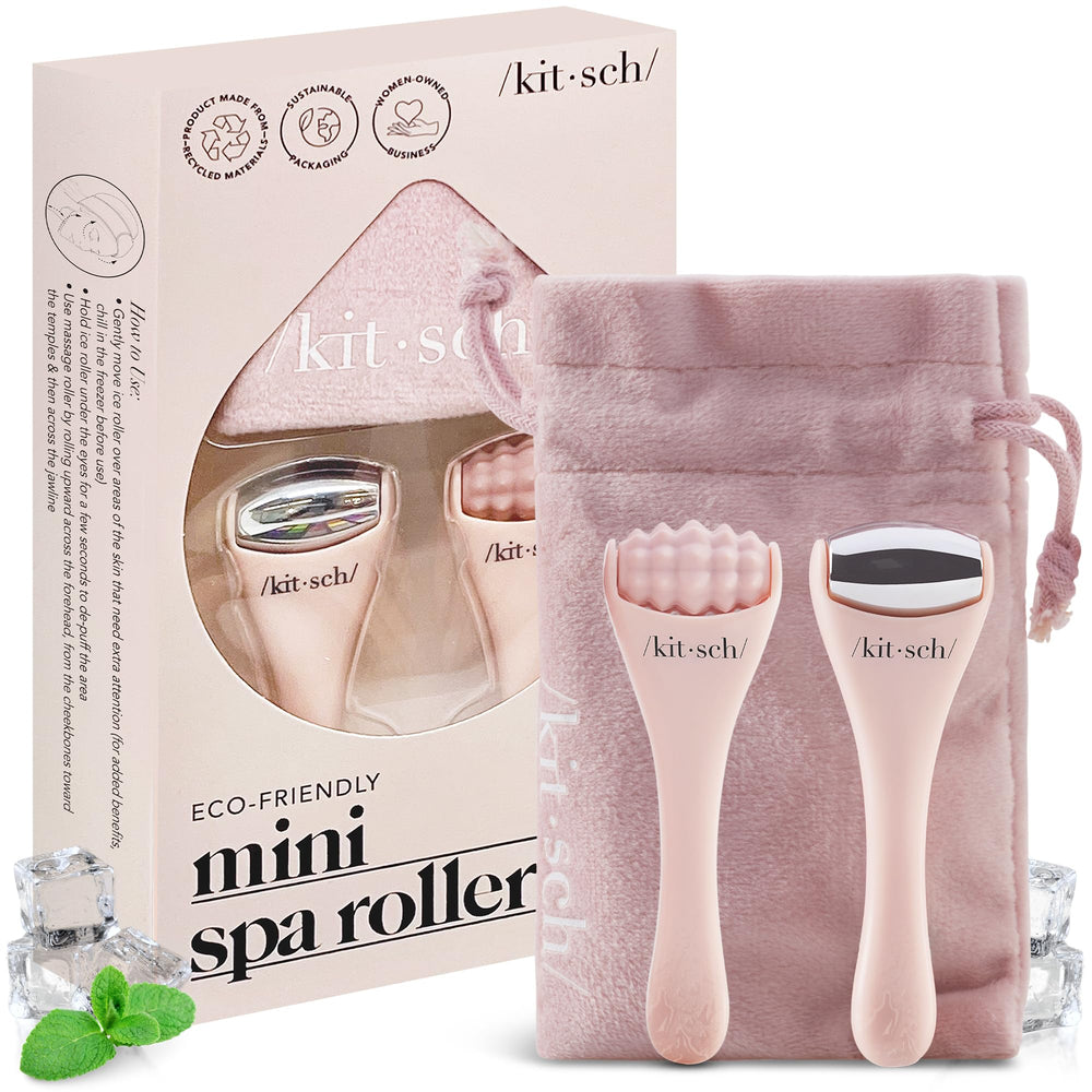 Kitsch mini eye roller with stainless-steel head cools under-eye puffiness