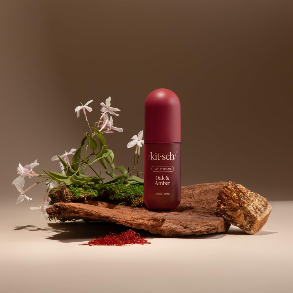 Layering Kitsch Oak & Amber with other fragrances for customization.