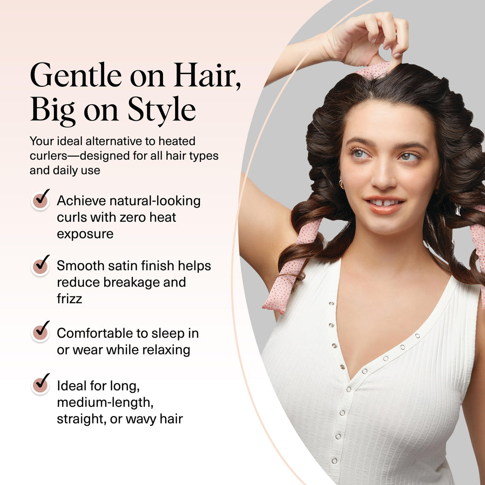Kitsch overnight curling rod closeup highlights quick 5-minute prep for waves