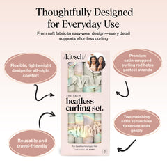 Kitsch overnight curling rod in-bed setup for sleep-in styling
