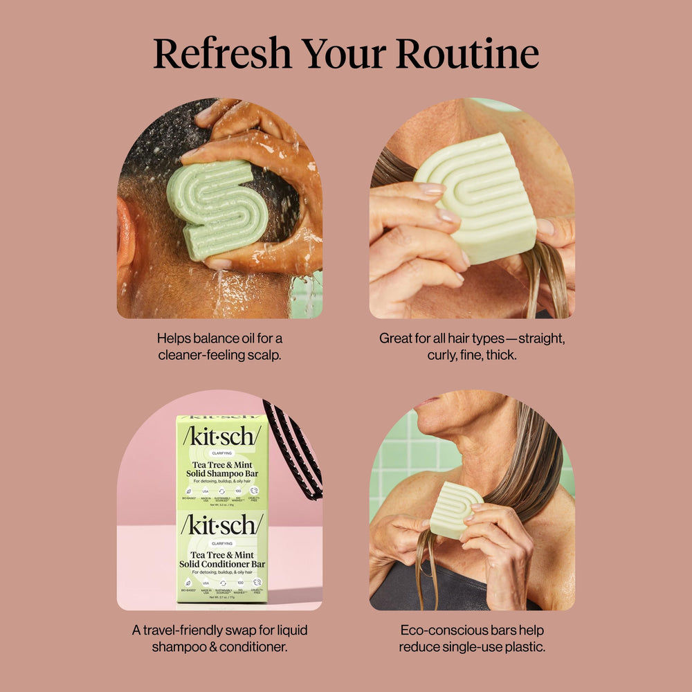 Kitsch Paraben-free, sulfate-free, silicone-free bar emphasizes clean daily use