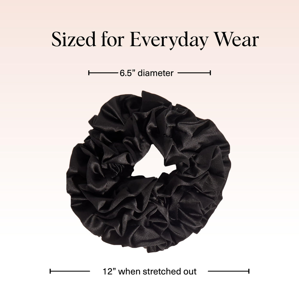 Kitsch recycled satin texture highlights eco-friendly luxury and durable wear