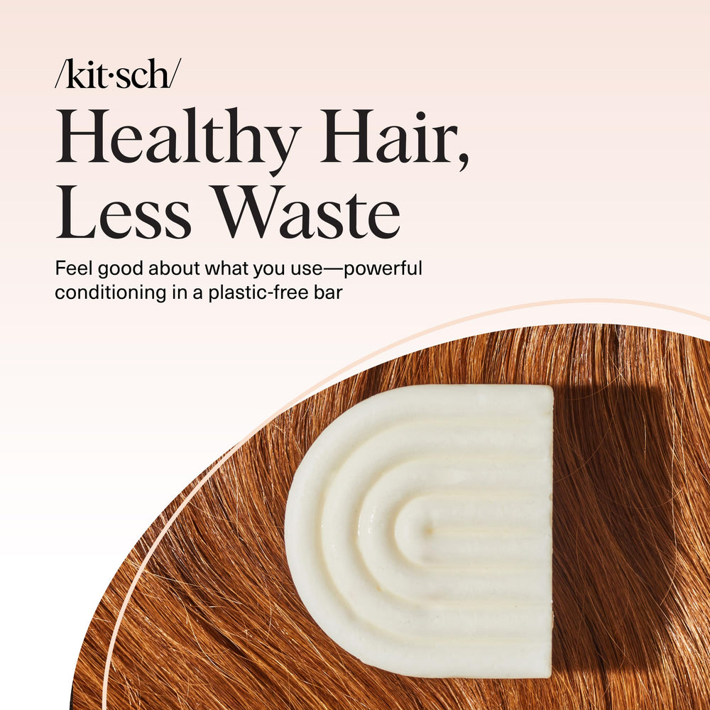 Kitsch Rice Water Conditioner Bar packaging is recyclable.