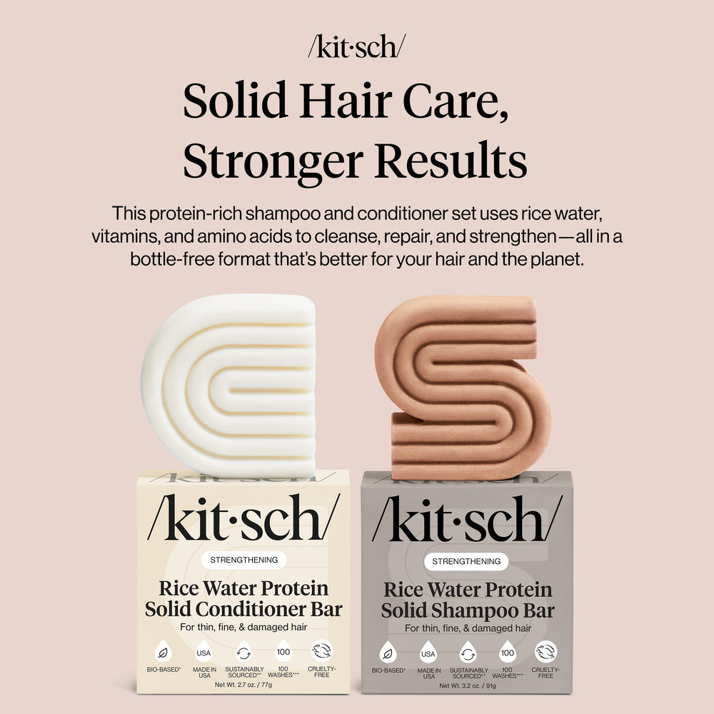 Kitsch Rice Water protein ingredients showcase amino acids and vitamins for nourishment