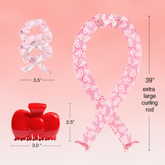 Kitsch satin hair scrunchies prevent snagging and creasing during wear.