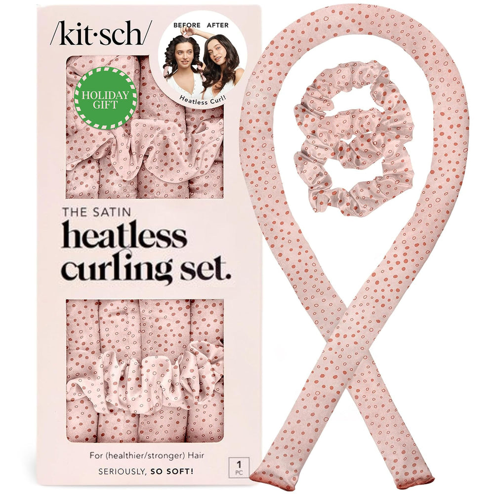 Kitsch satin heatless curler 34in ready for overnight frizz-free curls