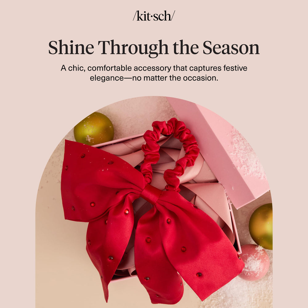 Kitsch satin scrunchie Oeko-Tex certification; eco-conscious choice for daily wear.
