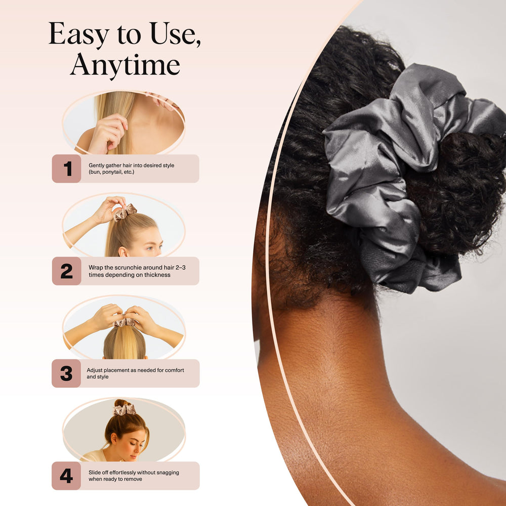 Kitsch satin scrunchies gift pack ready for gifting and style