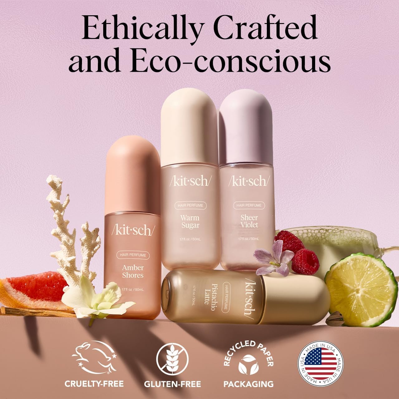 Kitsch Sheer Violet travel size bottle for convenient freshness anywhere