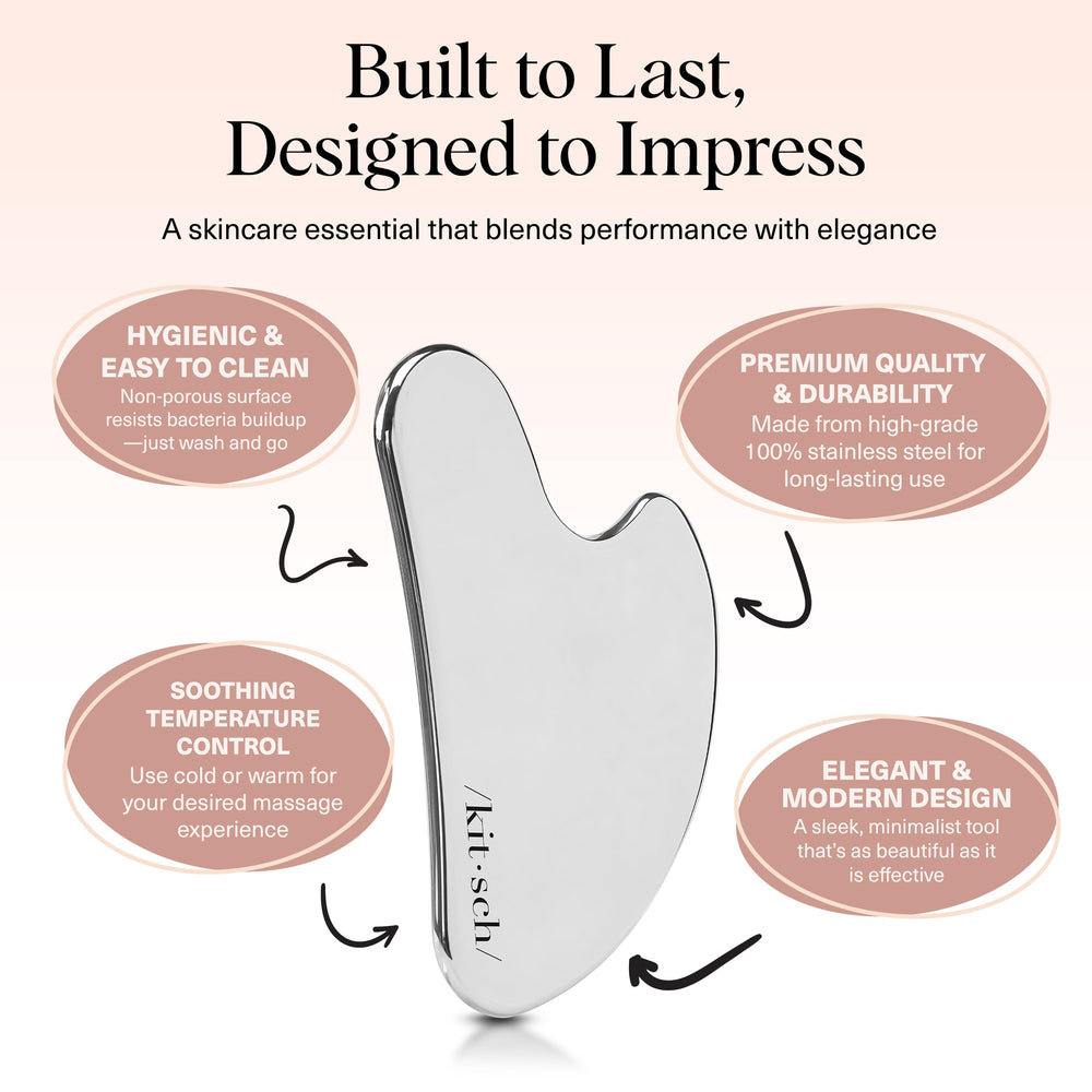 Kitsch gua sha cooling therapy image implies refreshing facial massage sessions.