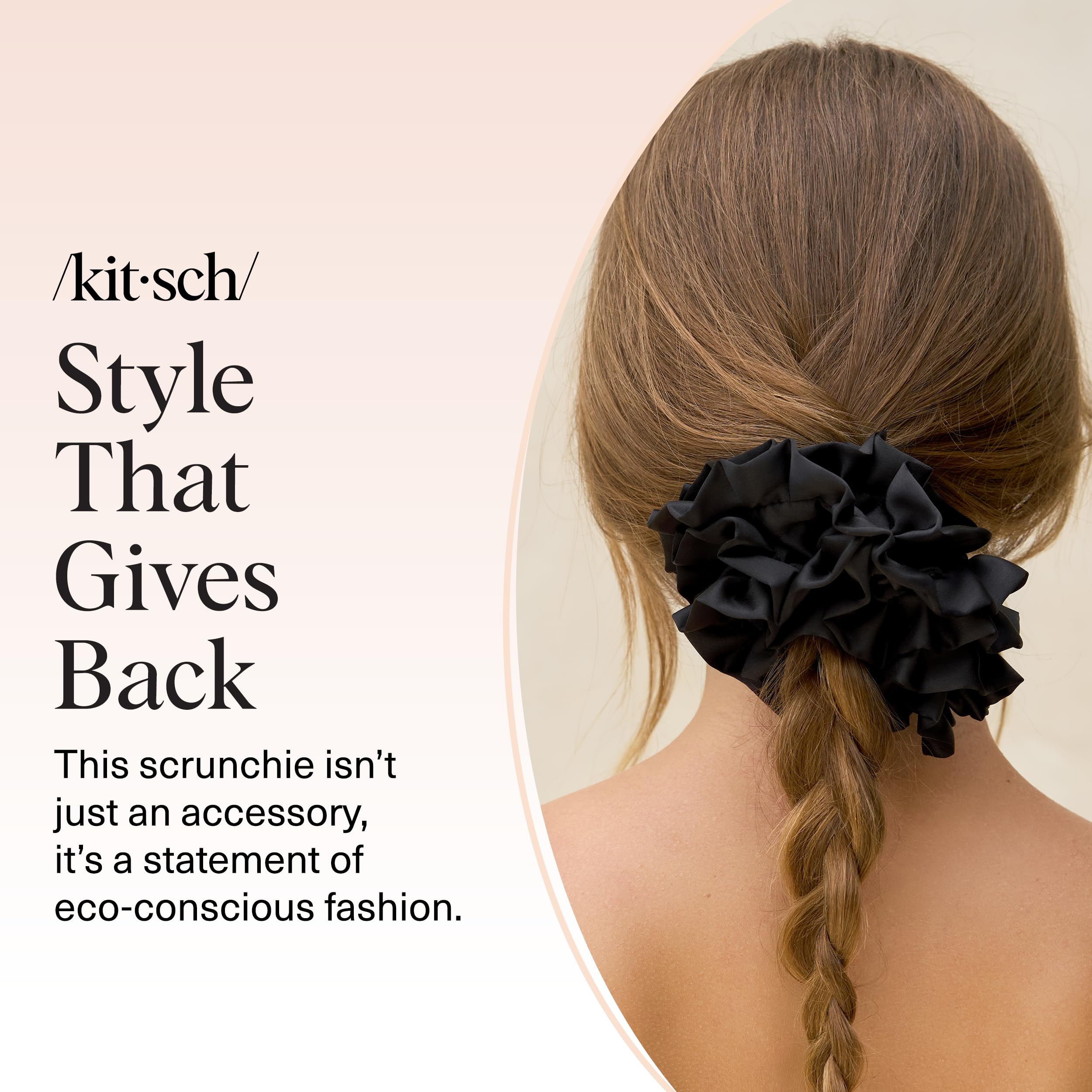 Kitsch store display black image emphasizes eco-conscious design and versatile styling
