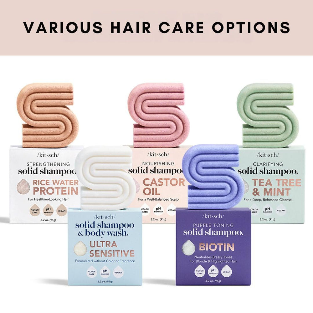 Kitsch formula safe for color-treated hair preserves dye and highlights.