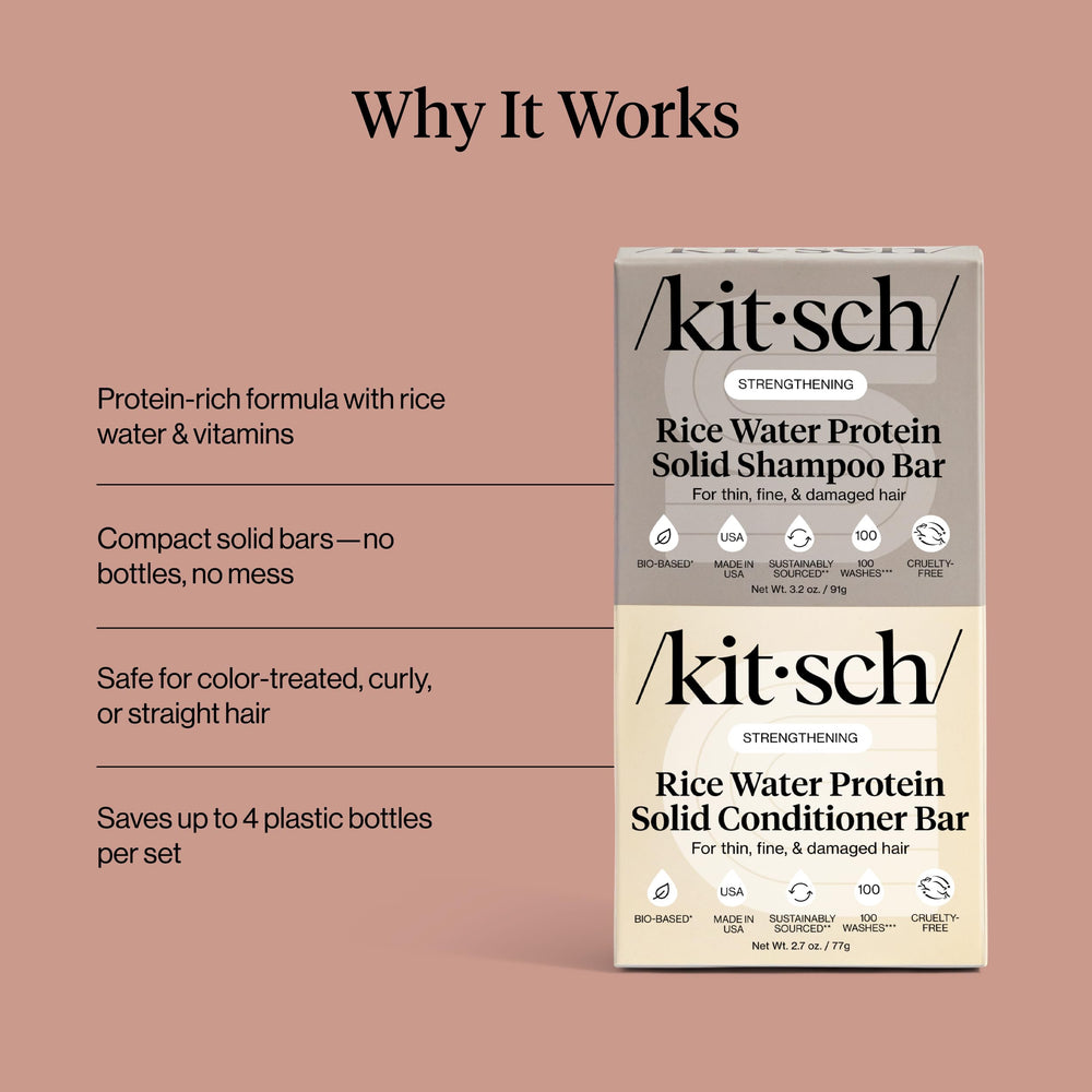 Kitsch travel-ready duo shown in gym bag for on-the-go care