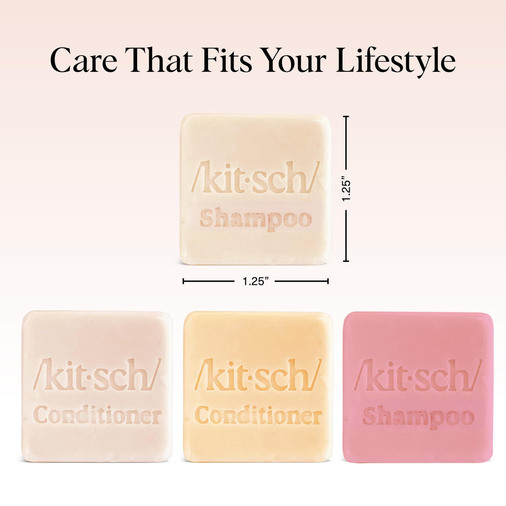 Kitsch travel set 4pc compact for on-the-go hair care