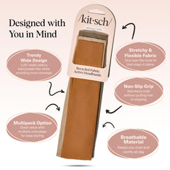 Kitsch Sedona headbands in bold colors that complement outfits