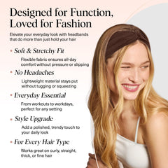 Kitsch women's headband used in yoga to keep hair neatly in place.