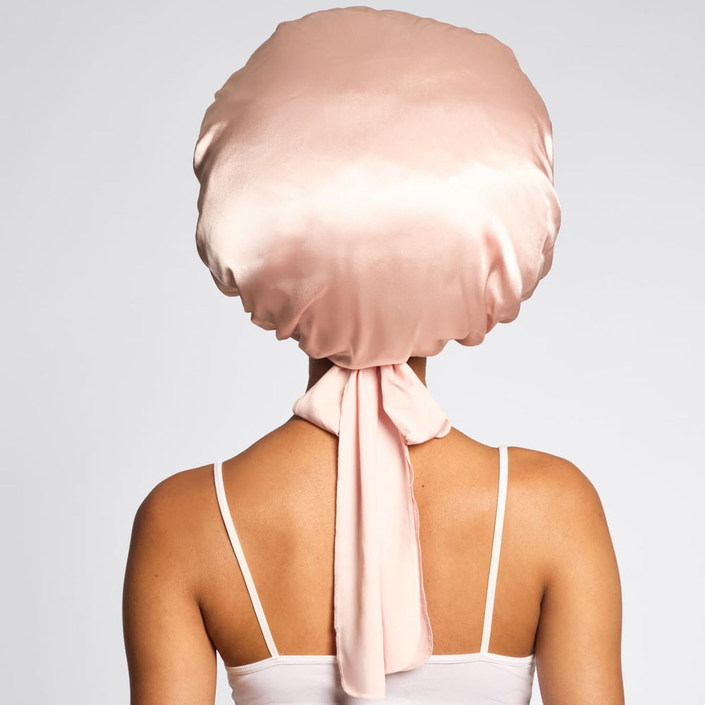 Kitsch XL satin bonnet gift-ready packaging for holidays.
