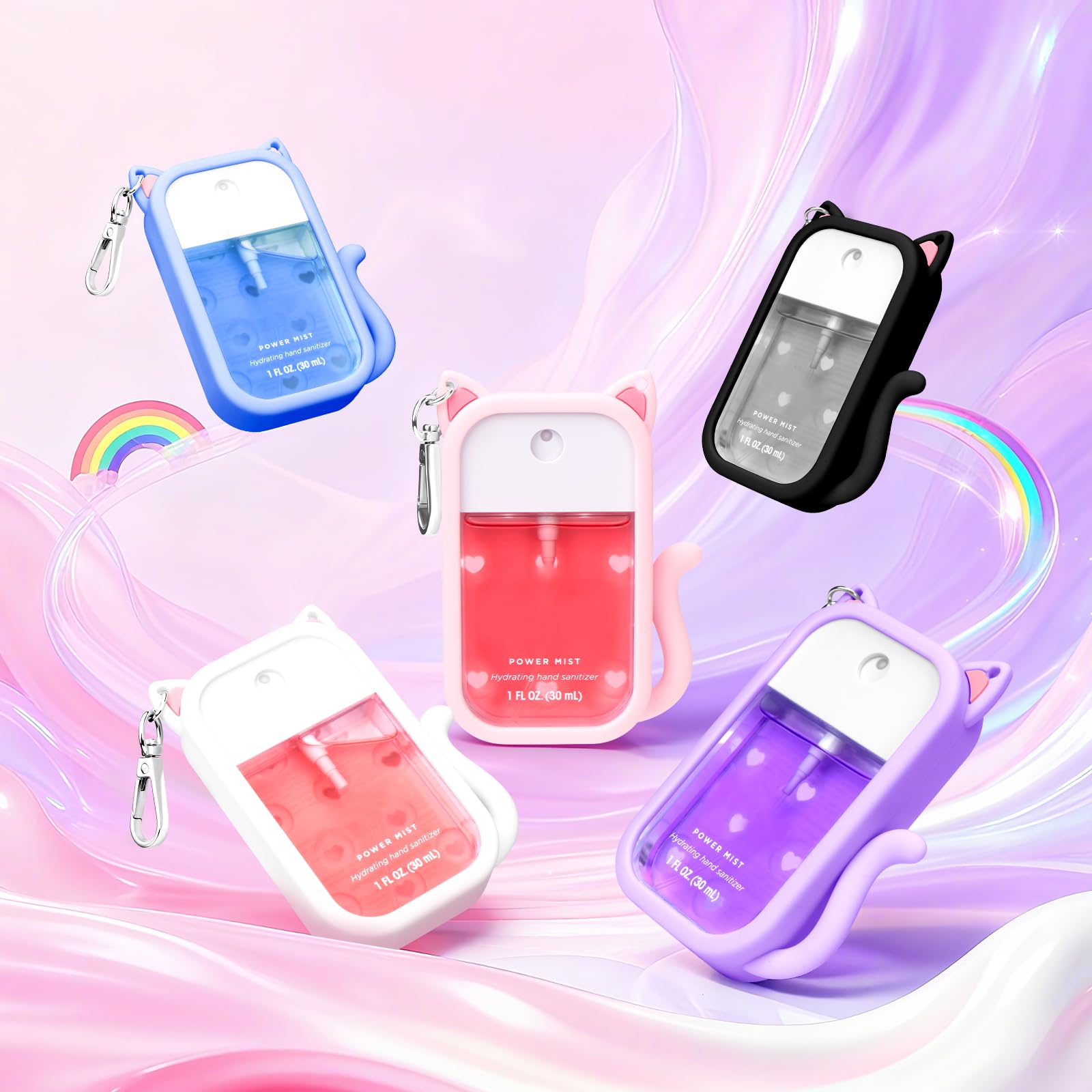 Kivzex cat silicone case makes a stylish gift for travelers.