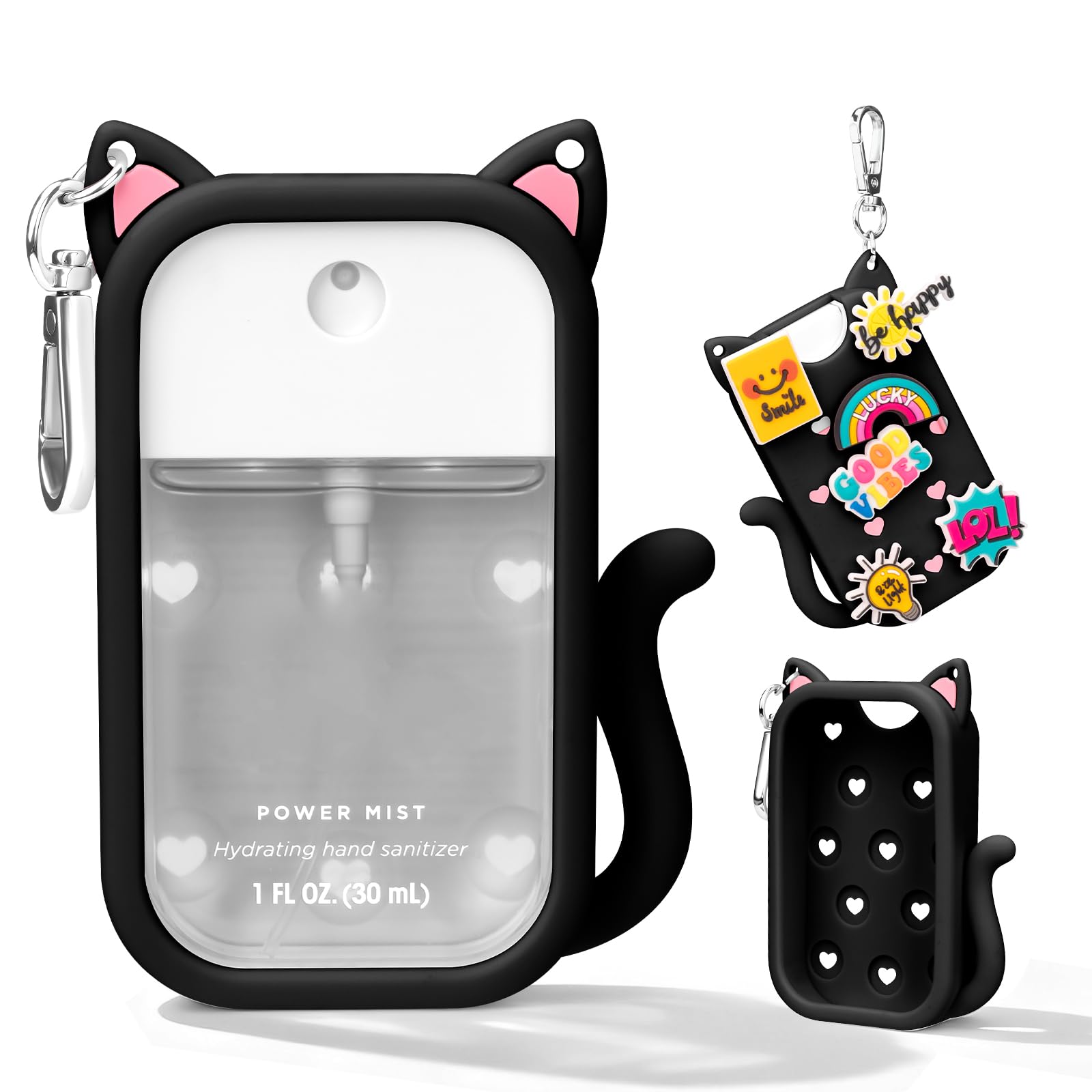 Kivzex cat silicone case for Touchland Power Mist protects your 1oz spray on the go