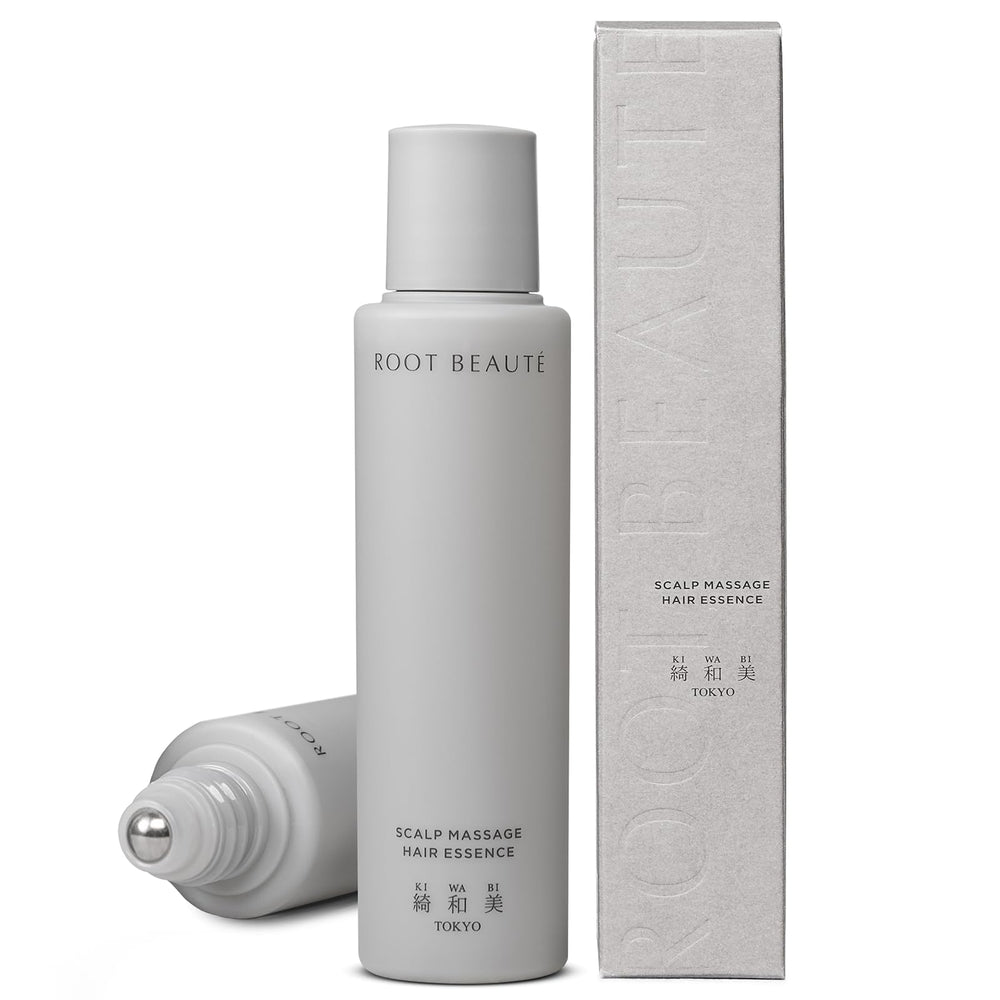 KIWABI Root Beauté serum bottle for fuller-looking hair over time.
