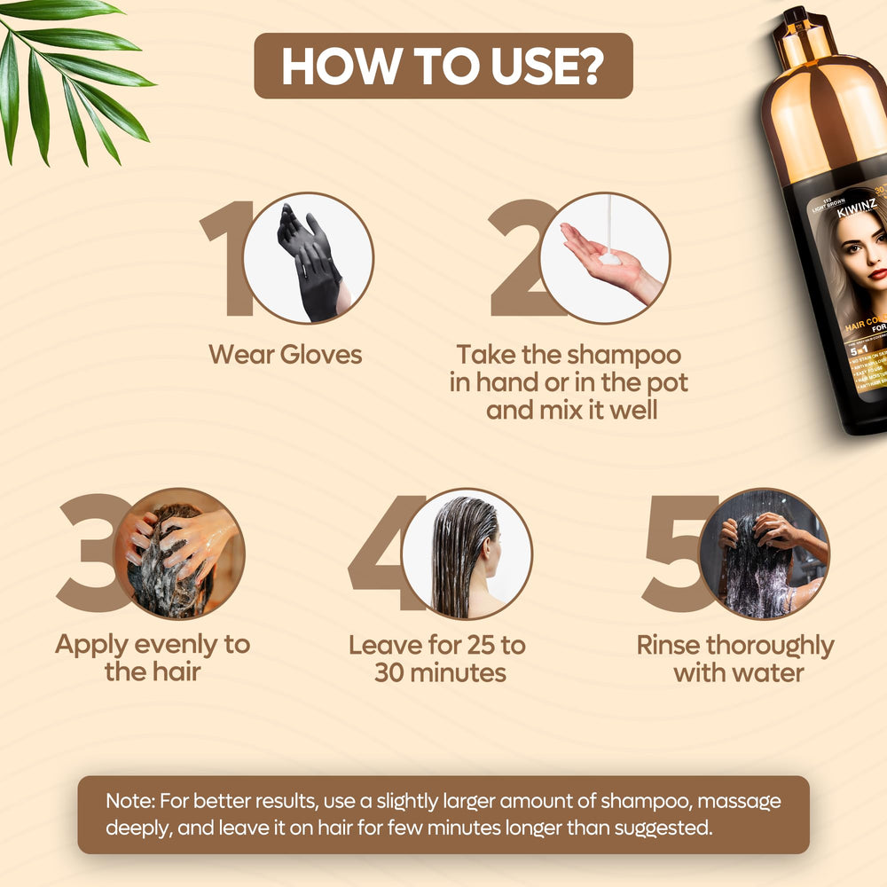Kiwinz Professional skin-safe formula demonstrated with no staining during use