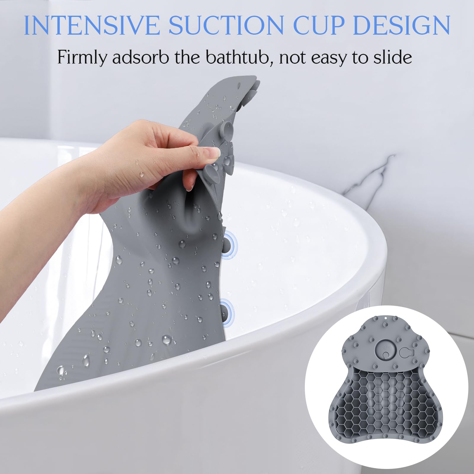 kixcvdm bath pillow travel-friendly design makes trips easier