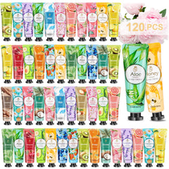 KIYTARBOO 120-pack hand cream gift set shown as a festive stocking stuffer option.