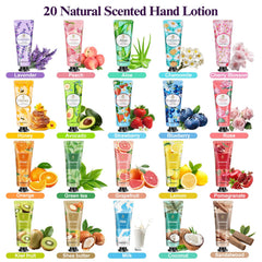 KIYTARBOO mini hand creams variety pack showing multiple scents for personalized gifting.