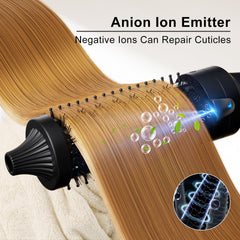 kk anti-scald nylon bristles and cool tip for safe styling