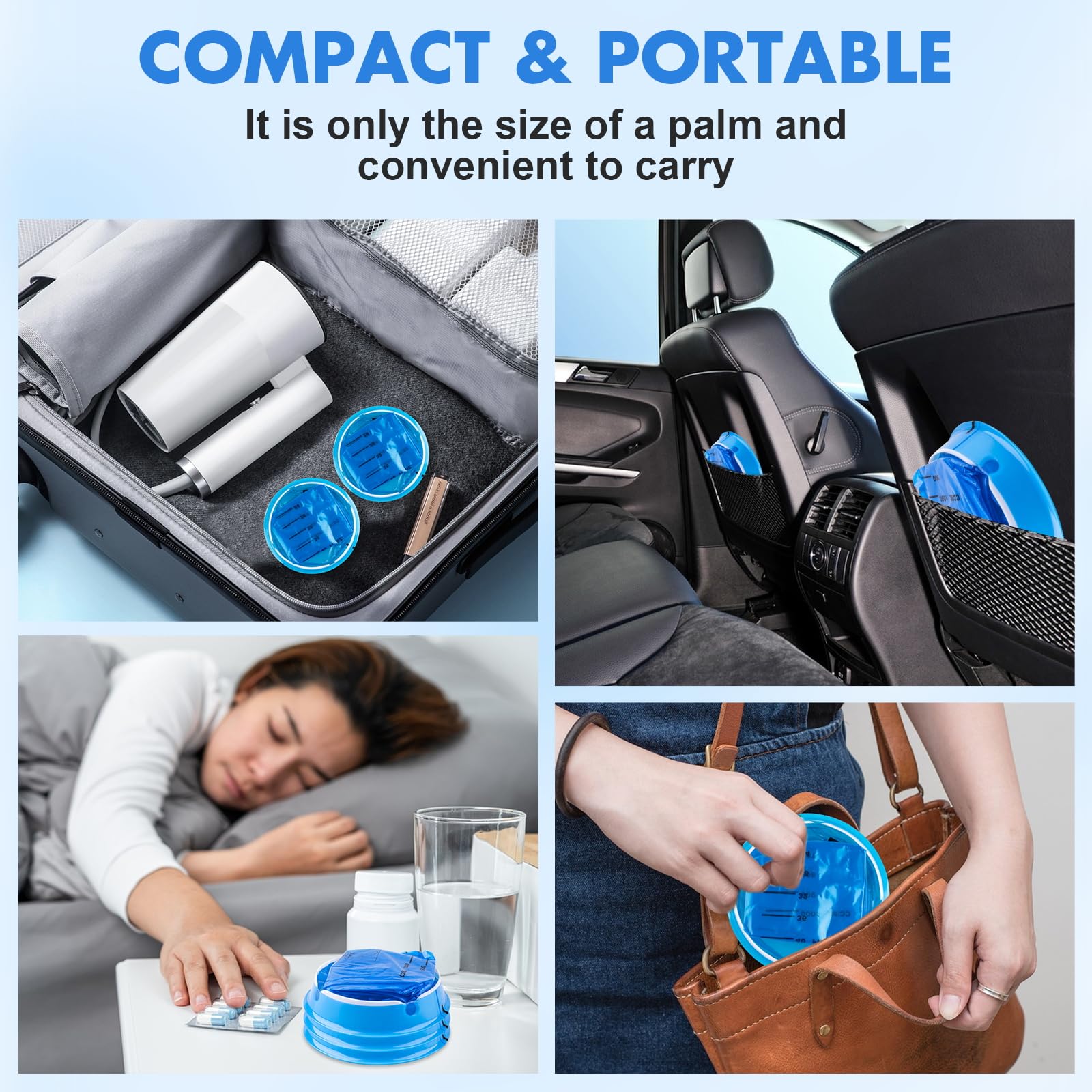 KKEETUR quick-open bags unfold in seconds for easy use