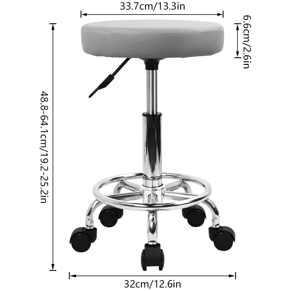 KKTONER round stool foot rest detail emphasizing ergonomic support during tasks